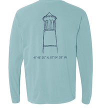 Load image into Gallery viewer, Garment-Dyed Western Springs Tower Classic Long-Sleeve Tee