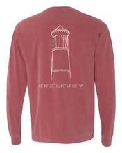Load image into Gallery viewer, Garment-Dyed Western Springs Tower Classic Long-Sleeve Tee