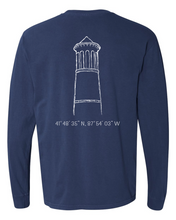 Load image into Gallery viewer, Garment-Dyed Western Springs Tower Classic Long-Sleeve Tee