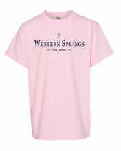 Load image into Gallery viewer, Garment-Dyed Western Springs Tower Classic Short Sleeve Tee
