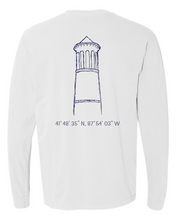 Load image into Gallery viewer, Garment-Dyed Western Springs Tower Classic Long-Sleeve Tee
