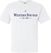 Load image into Gallery viewer, Garment-Dyed Western Springs Tower Classic Short Sleeve Tee
